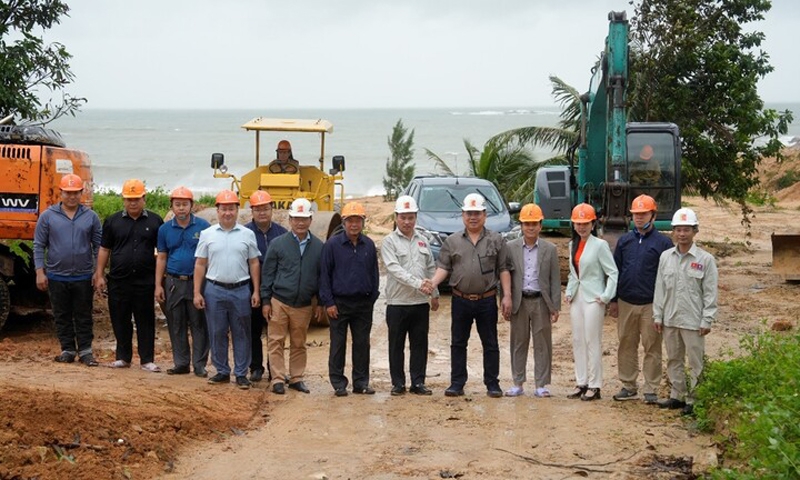 Bình Định: Động thổ dự án Khu du lịch nghỉ dưỡng quốc tế biển Bãi Xép