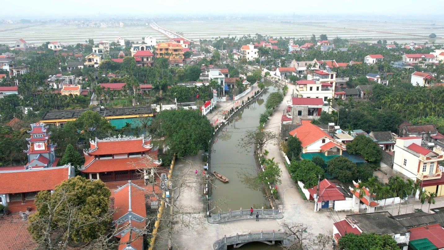 Hải Hậu (Nam Định): Hải An đạt chuẩn nông thôn mới kiểu mẫu