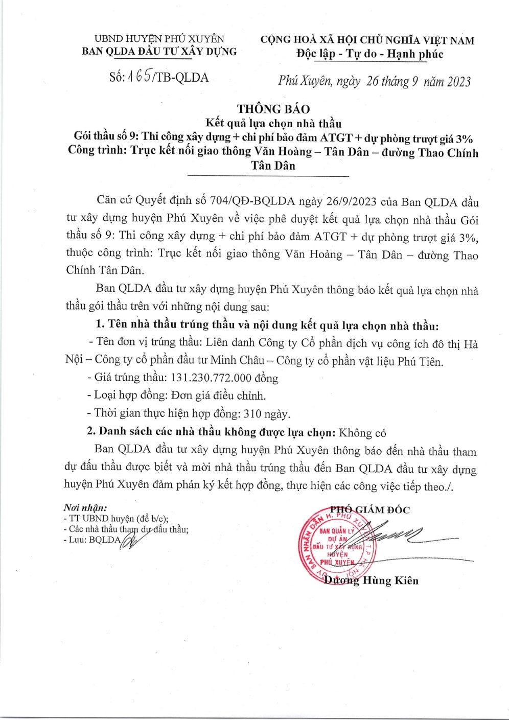 Hà Nội: Điểm danh loạt gói thầu tiết kiệm dưới 1% ở huyện Phú Xuyên, phát hiện nhiều nhà thầu “quen mặt”