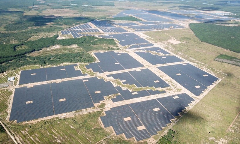 Bình Phước: Công ty Cổ phần Năng lượng Lộc Ninh 3 xây dựng nhà máy điện mặt trời trên đất rừng