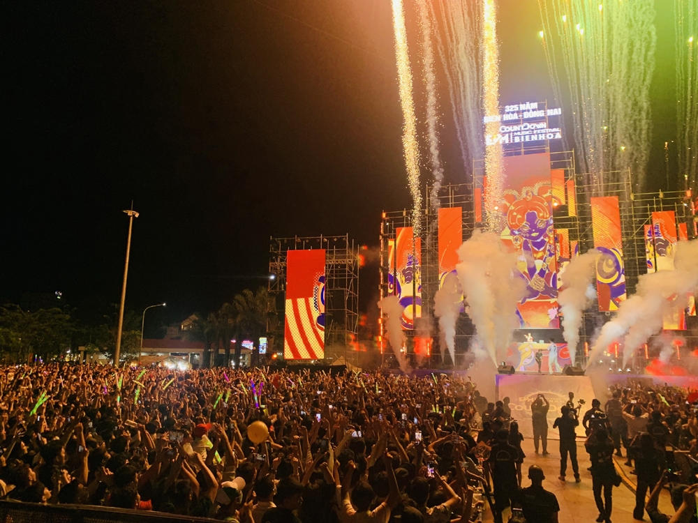 Đồng Nai: Rực rỡ đêm Countdown chào mừng năm mới 2024