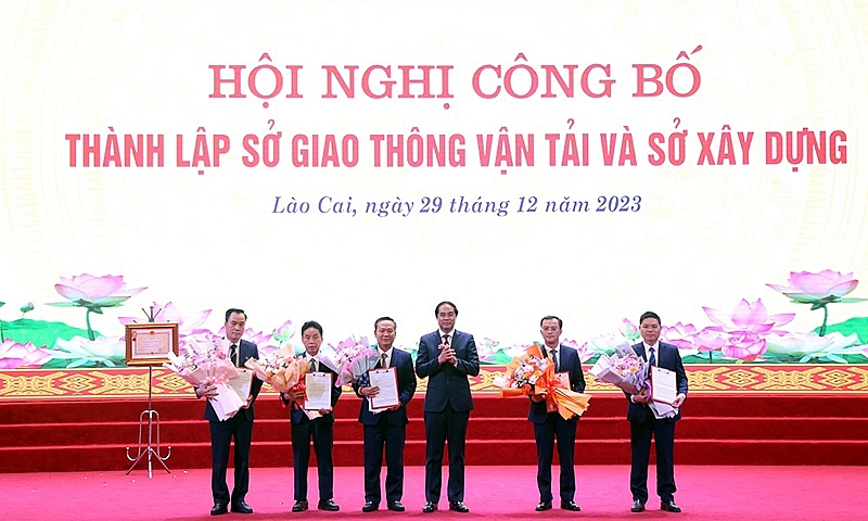 Lào Cai: Công bố quyết định thành lập Sở Xây dựng