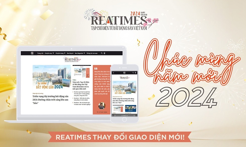 Tạp chí điện tử Bất động sản Việt Nam ra mắt giao diện mới