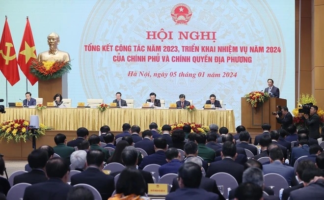 Khai mạc Hội nghị Chính phủ và chính quyền địa phương tổng kết công tác năm 2023