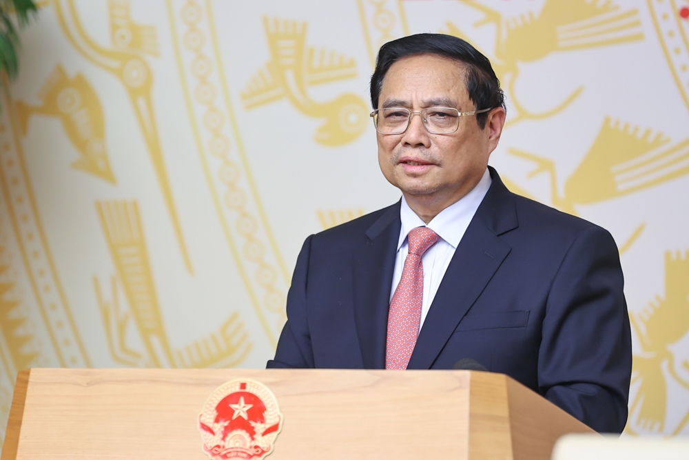 Thủ tướng Chính phủ làm việc với cán bộ chủ chốt Học viện Chính trị Quốc gia Hồ Chí Minh