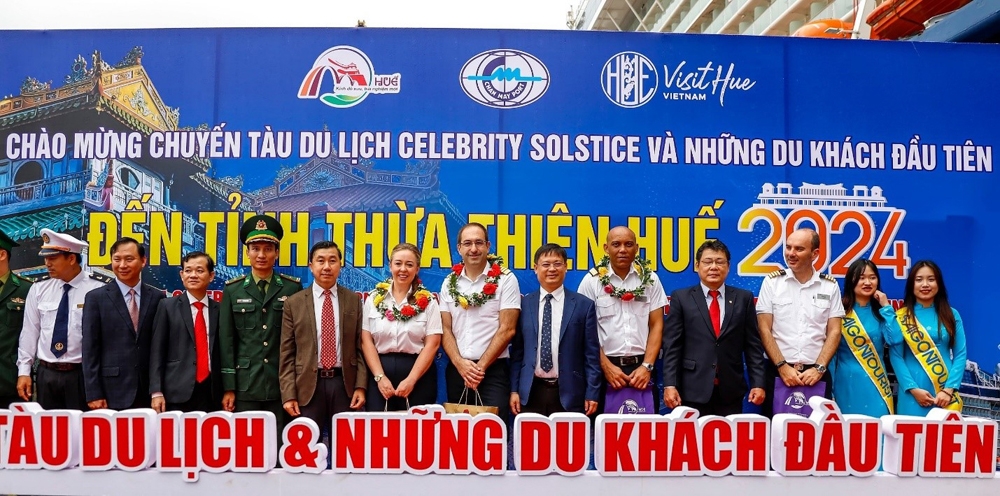 Thừa Thiên – Huế: Cảng Chân Mây đón chuyến tàu du lịch biển đầu tiên năm 2024