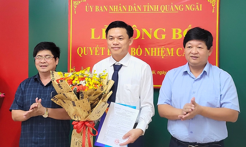 Ông Nguyễn Văn Cương làm Phó Giám đốc Ban Quản lý dự án đầu tư xây dựng các công trình dân dụng và công nghiệp tỉnh Quảng Ngãi