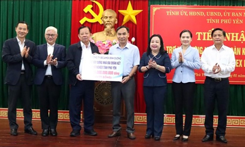 Phú Yên tiếp nhận hỗ trợ xây dựng nhà Đại đoàn kết cho hộ nghèo