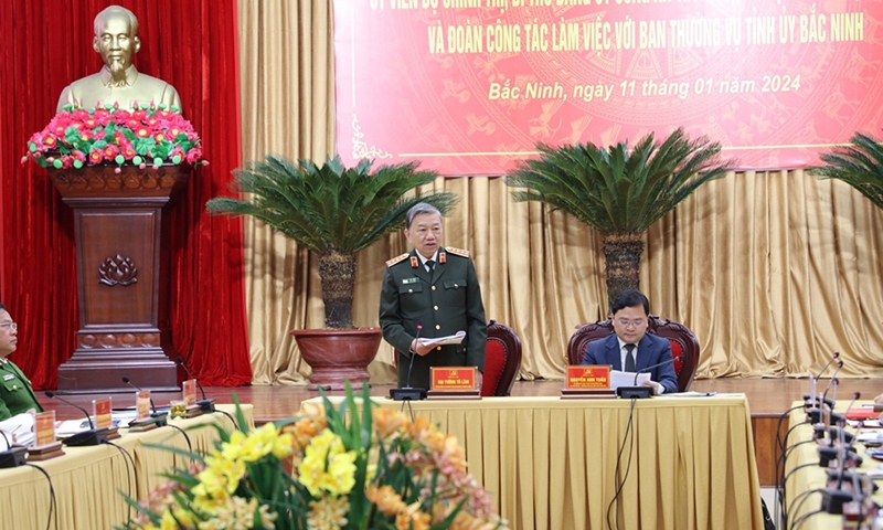 Bộ trưởng Tô Lâm: Phấn đấu xây dựng Bắc Ninh là “Tỉnh an toàn giao thông”