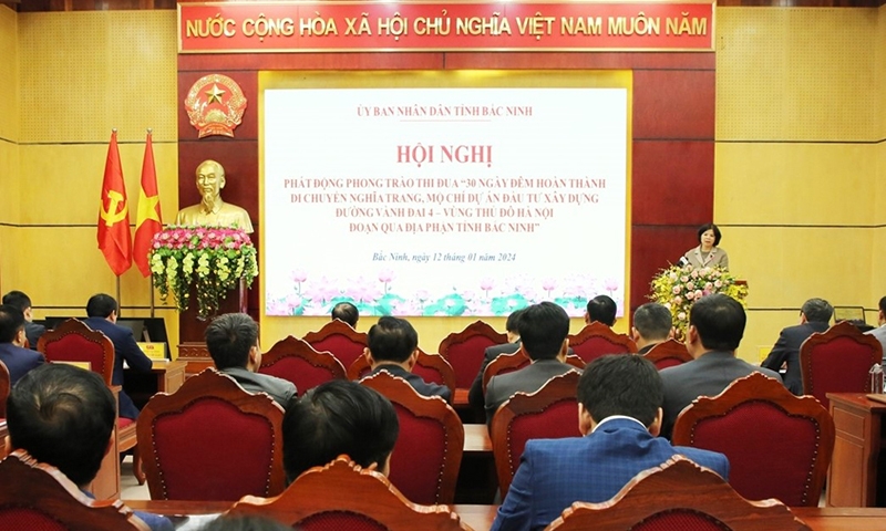 Bắc Ninh: Công tác GPMB là nhiệm vụ cấp thiết, đặc biệt quan trọng trong dự án đường Vành đai 4