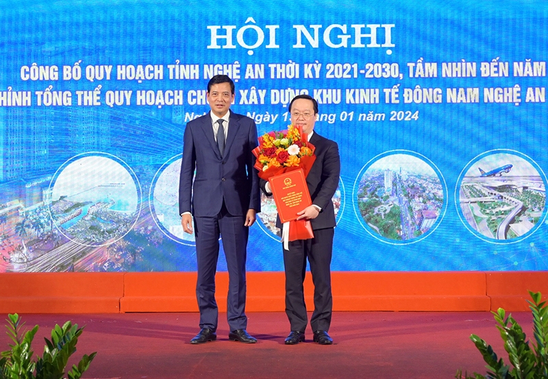Nghệ An: Công bố Quy hoạch tỉnh thời kỳ 2021 - 2030, tầm nhìn đến năm 2050