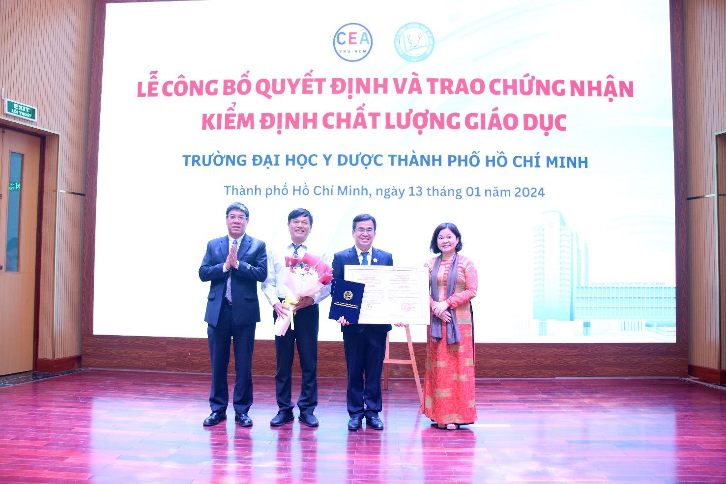 Đại học Y dược Thành phố Hồ Chí Minh đạt chứng nhận kiểm định cơ sở giáo dục chu kỳ 2
