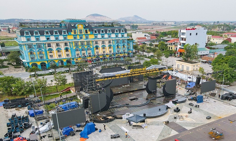 Việt Yên (Bắc Giang): Rực rỡ đô thị trước ngày lên thị xã