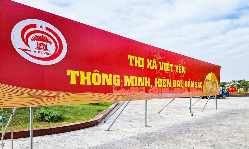 Việt Yên (Bắc Giang): Rực rỡ đô thị trước ngày lên thị xã