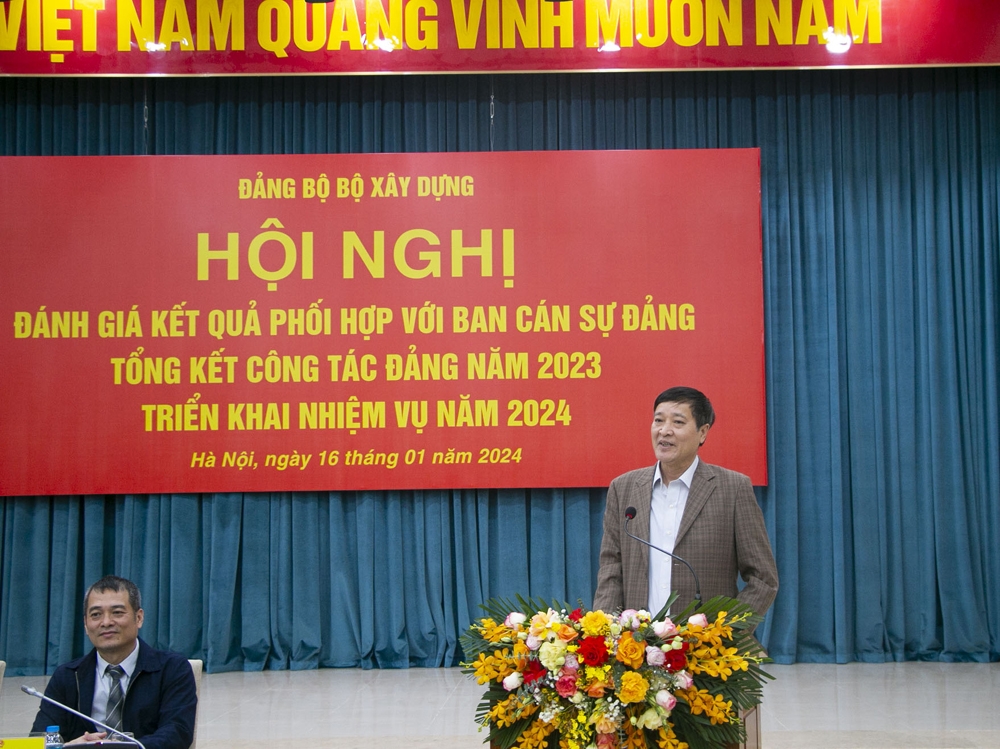 Đảng bộ Bộ Xây dựng triển khai nhiệm vụ công tác Đảng năm 2024