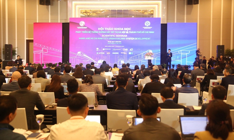 Hội thảo phát triển hệ thống đường sắt đô thị Hà Nội và Thành phố Hồ Chí Minh