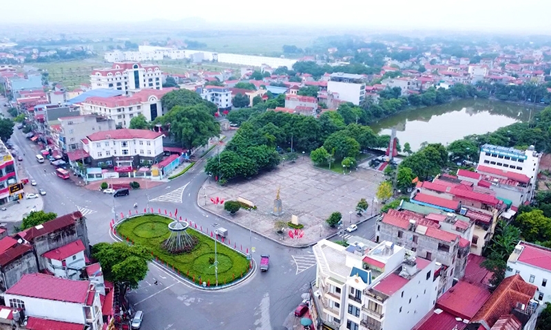 Hiệp Hòa (Bắc Giang): Phấn đấu đạt tiêu chí đô thị loại IV trong năm 2024