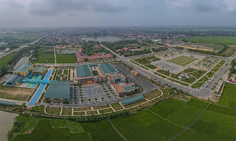 Vĩnh Tường (Vĩnh Phúc): Thực hiện quy hoạch đô thị gắn với phát triển thương mại dịch vụ