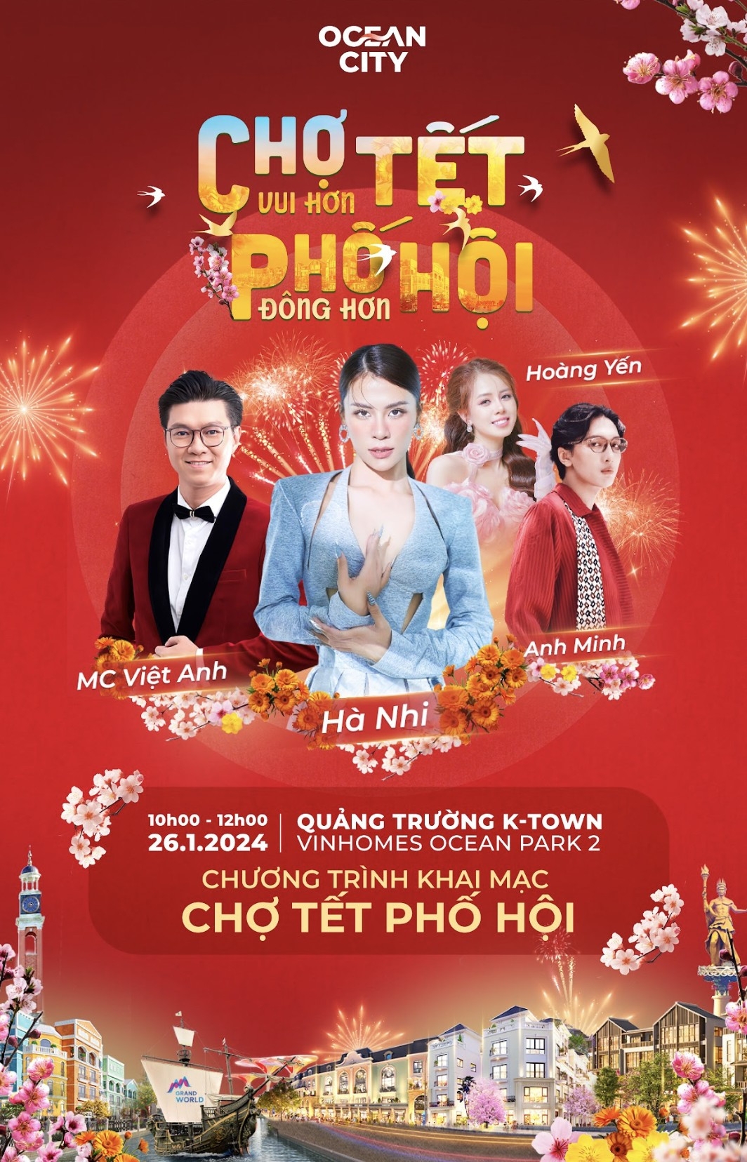 Khai màn “Chợ Tết Phố Hội” phía Đông Thủ đô