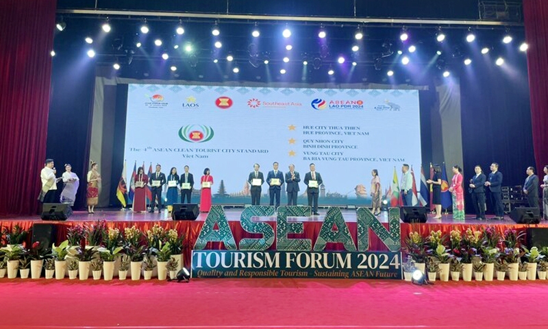 Quy Nhơn được vinh danh Thành phố du lịch sạch ASEAN 2024