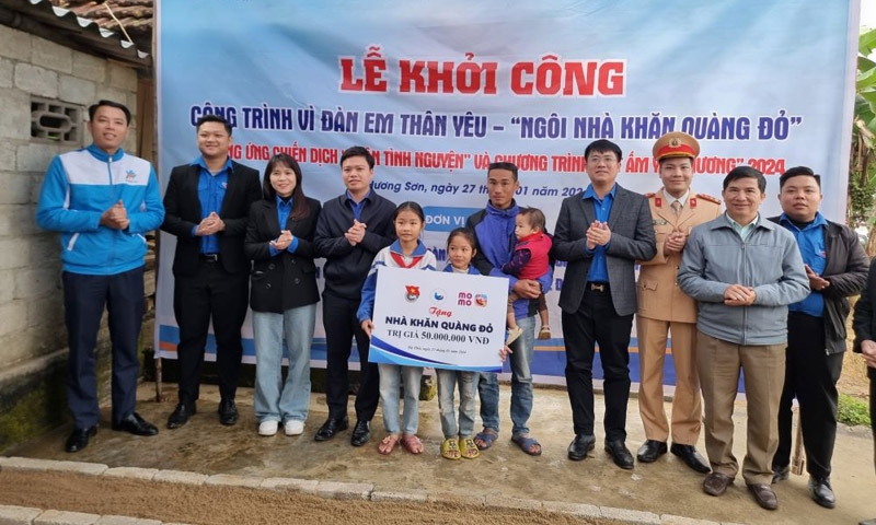 Đoàn Thanh niên Bộ Xây dựng với các hoạt động vì cuộc sống cộng đồng tại tỉnh Hà Tĩnh