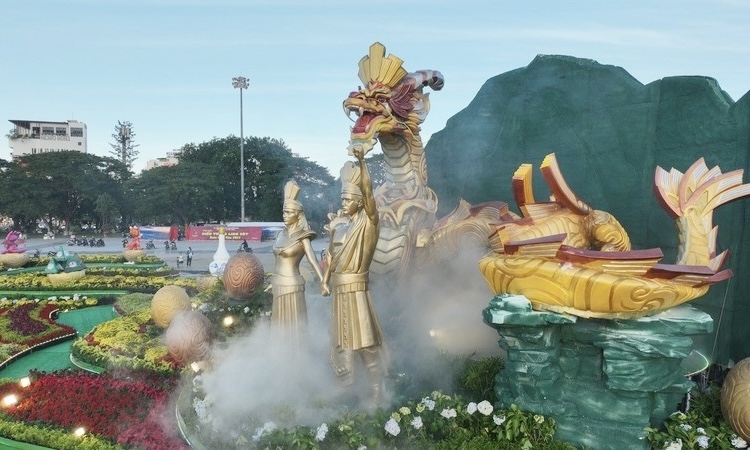 Kiến trúc độc đáo của Cụm linh vật ở Bình Định