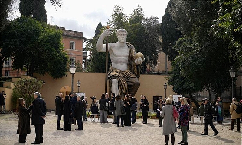 Italy: Phục dựng bức tượng Hoàng đế Constantine bằng công nghệ 3D