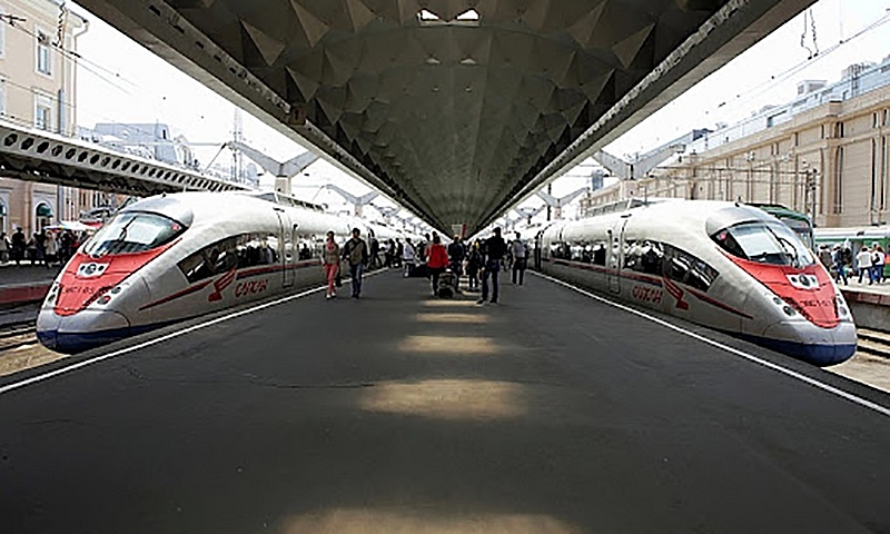 Nga sắp xây dựng tuyến đường sắt cao tốc nối Moskva với St. Petersburg