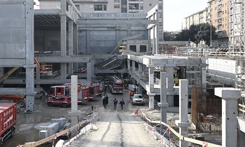 Italy: Sập siêu thị đang thi công, 5 công nhân thiệt mạng và mất tích