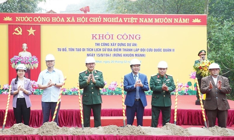 Thái Nguyên: Đầu tư 14 tỷ đồng tu bổ Di tích thành lập Đội Cứu quốc quân II