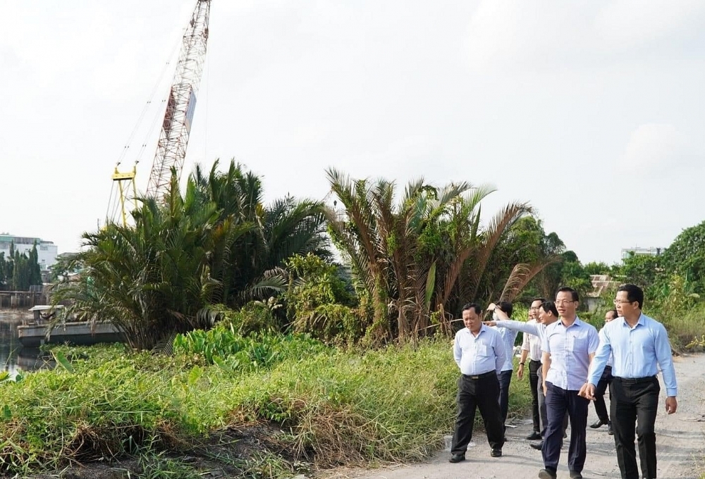 Thành phố Hồ Chí Minh: Quận 12 kiểm tra tiến độ dự án cải tạo kênh Tham Lương - Bến Cát - rạch Nước Lên