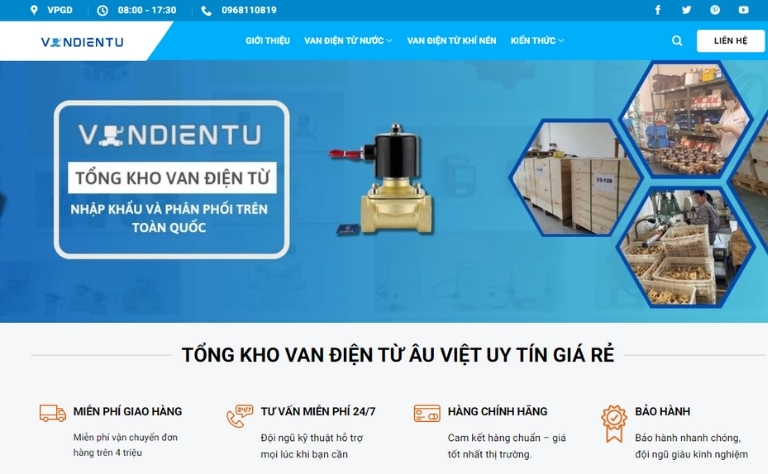 Tổng kho van điện từ Âu Việt: Giới thiệu sản phẩm mới van điện từ EVJ chất lượng