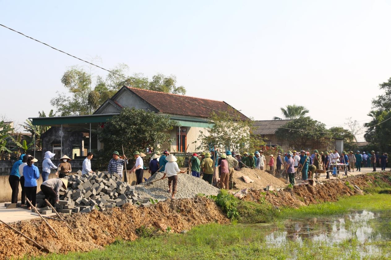 Hà Tĩnh: Sôi nổi khí thế xây dựng nông thôn mới, đô thị văn minh