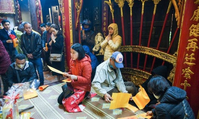 Nam Định: Tôn nghiêm Lễ khai ấn đền Trần năm 2024