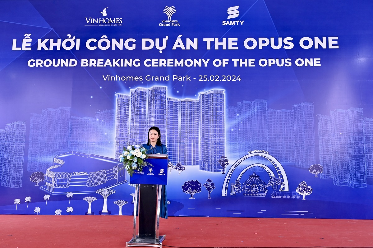 Chính thức khởi công dự án The Opus One tại Vinhomes Grand Park