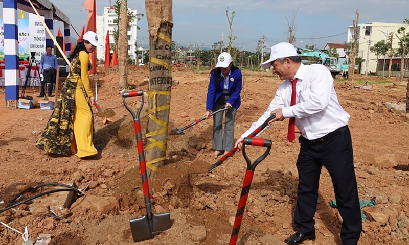 Hoài Ân (Bình Định): Đầu tư gần 15 tỷ đồng xây dựng công viên, phố đi bộ đồng Cỏ Hôi