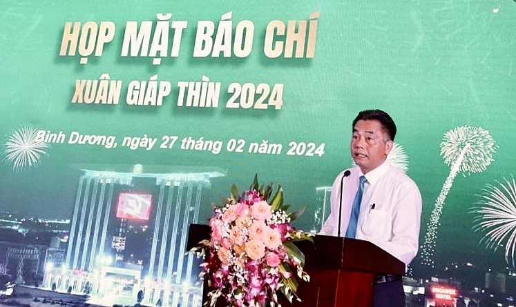 Bình Dương họp mặt báo chí đầu Xuân 2024