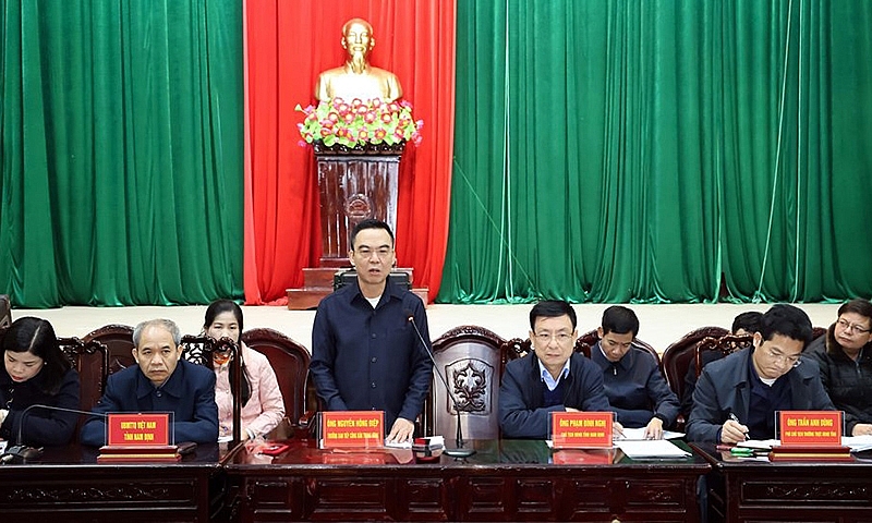 Nam Định: Chủ tịch UBND tỉnh họp đối thoại với người dân về công tác giải phóng mặt bằng khu vực Cồn Xanh