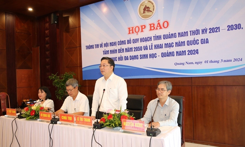 Quảng Nam: Sẽ công bố quy hoạch tỉnh giai đoạn 2021-2030, tầm nhìn đến năm 2050 vào ngày 16/3/2024