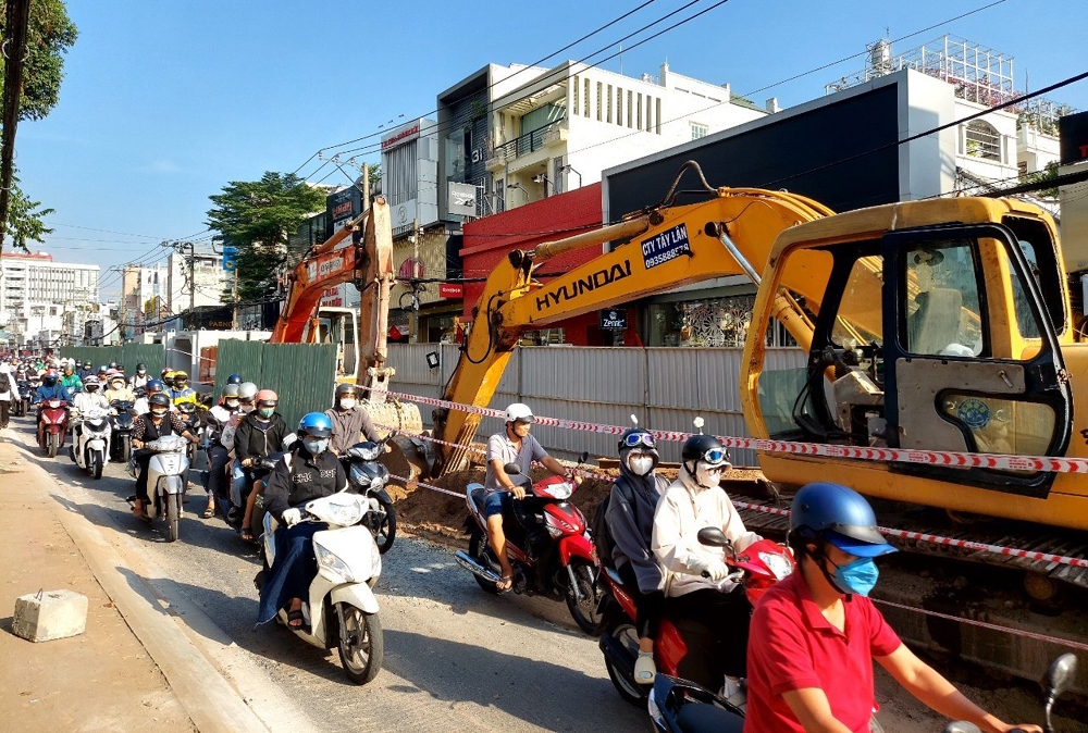 Thành phố Hồ Chí Minh: Dự án chống ngập đường Võ Văn Ngân sẽ hoàn thành trong tháng 4/2024