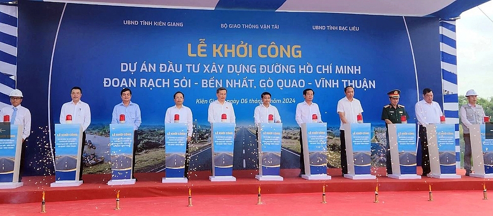 Kiên Giang: Khởi công đường Hồ Chí Minh dài 93km