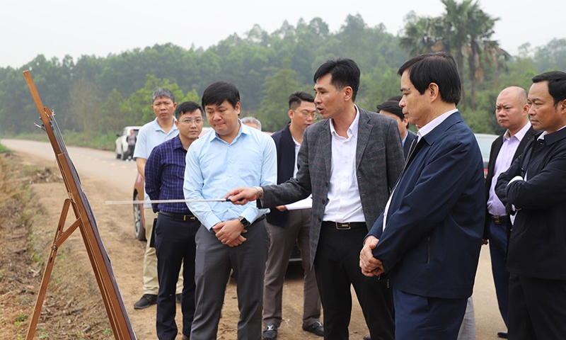 Phú Thọ: Phó Chủ tịch UBND tỉnh kiểm tra tiến độ xây dựng một số cụm công nghiệp trên địa bàn