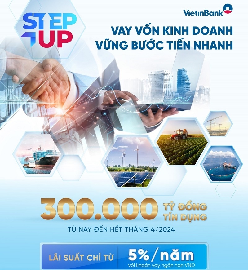 VietinBank tung 300 nghìn tỷ đồng tín dụng ưu đãi, hỗ trợ doanh nghiệp bứt tốc kinh doanh
