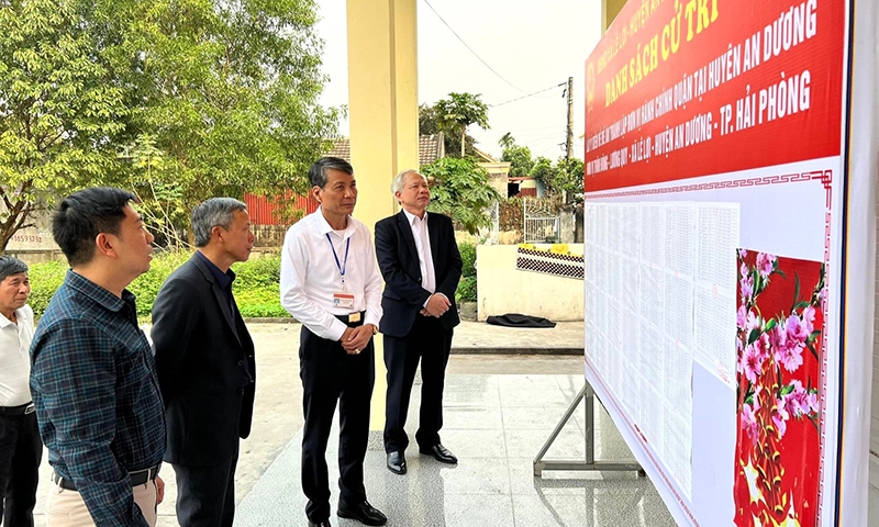 Hải Phòng: Lấy ý kiến cử tri về việc thành lập các phường và quận An Dương