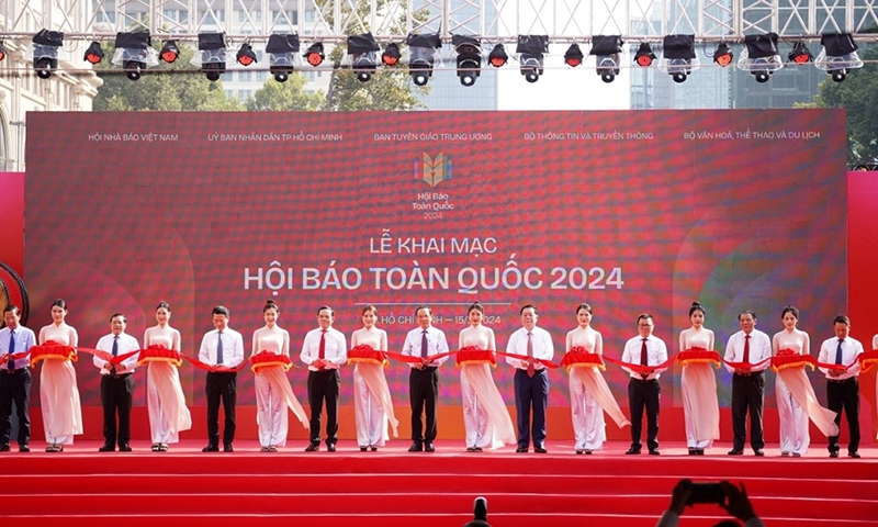 Tưng bừng khai mạc Hội Báo toàn quốc 2024 tại Thành phố Hồ Chí Minh