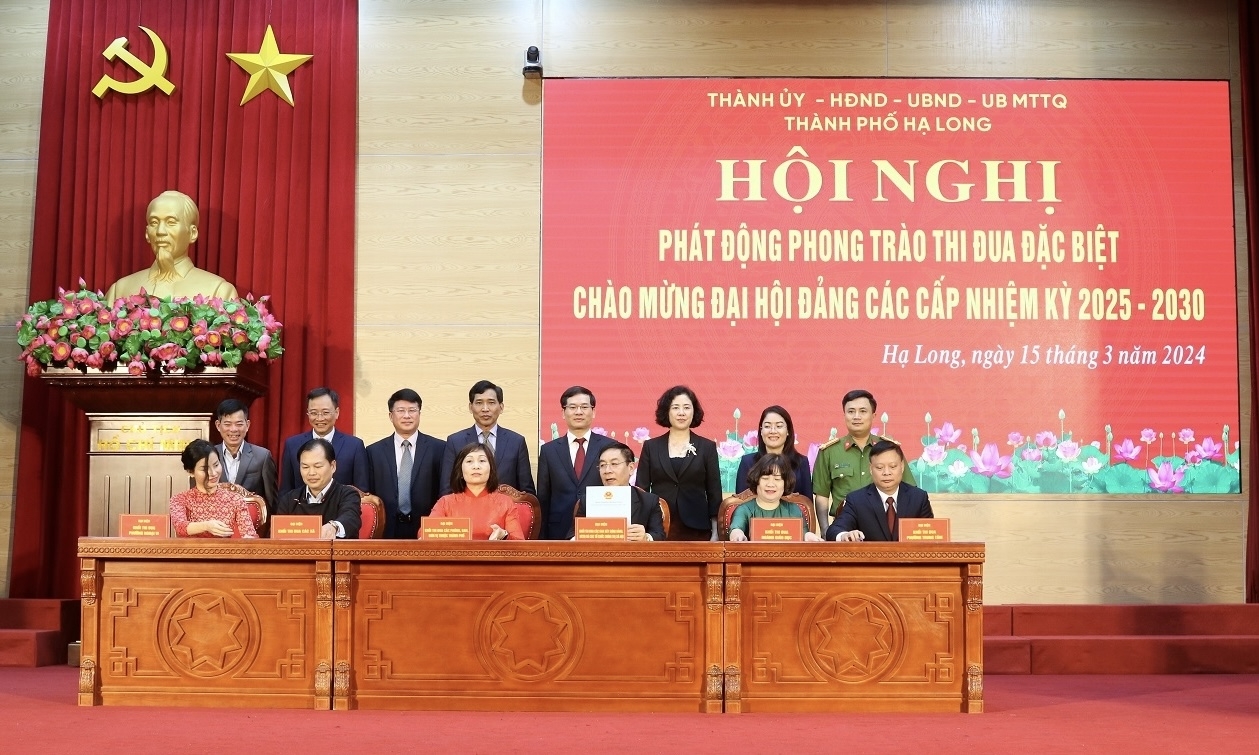 Hạ Long (Quảng Ninh): 60 công trình chào mừng Đại hội Đảng các cấp nhiệm kỳ 2025-2030