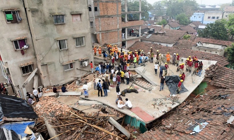Sập nhà khiến nhiều người thương vong tại bang miền Đông Ấn Độ