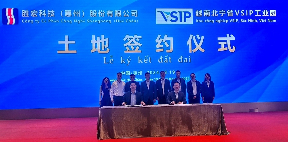 Lãnh đạo tỉnh Bắc Ninh làm việc với Tập đoàn Victory Giant Technology tại Trung Quốc