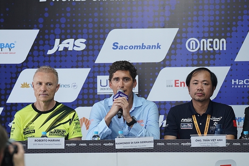 Bình Định: Họp báo công bố Giải đua thế giới mô tô nước UIM-ABP Aquabike World Championship