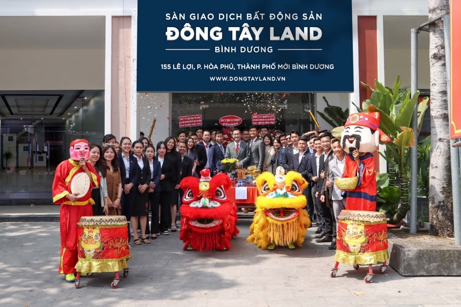 Đông Tây Land khai trương văn phòng tại Thành phố mới Bình Dương, mở rộng hệ thống giao dịch